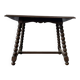 Table d'appoint vintage en bois bobbin / table basse / table à café