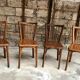 Série de 4 chaises bistrot Baumann N89