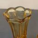 Set de 2 vases vintage 1950  jaune orangé