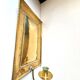 Large ScandiSca Vintage Brass Wall Candle holder  Sconce  height 34 cm