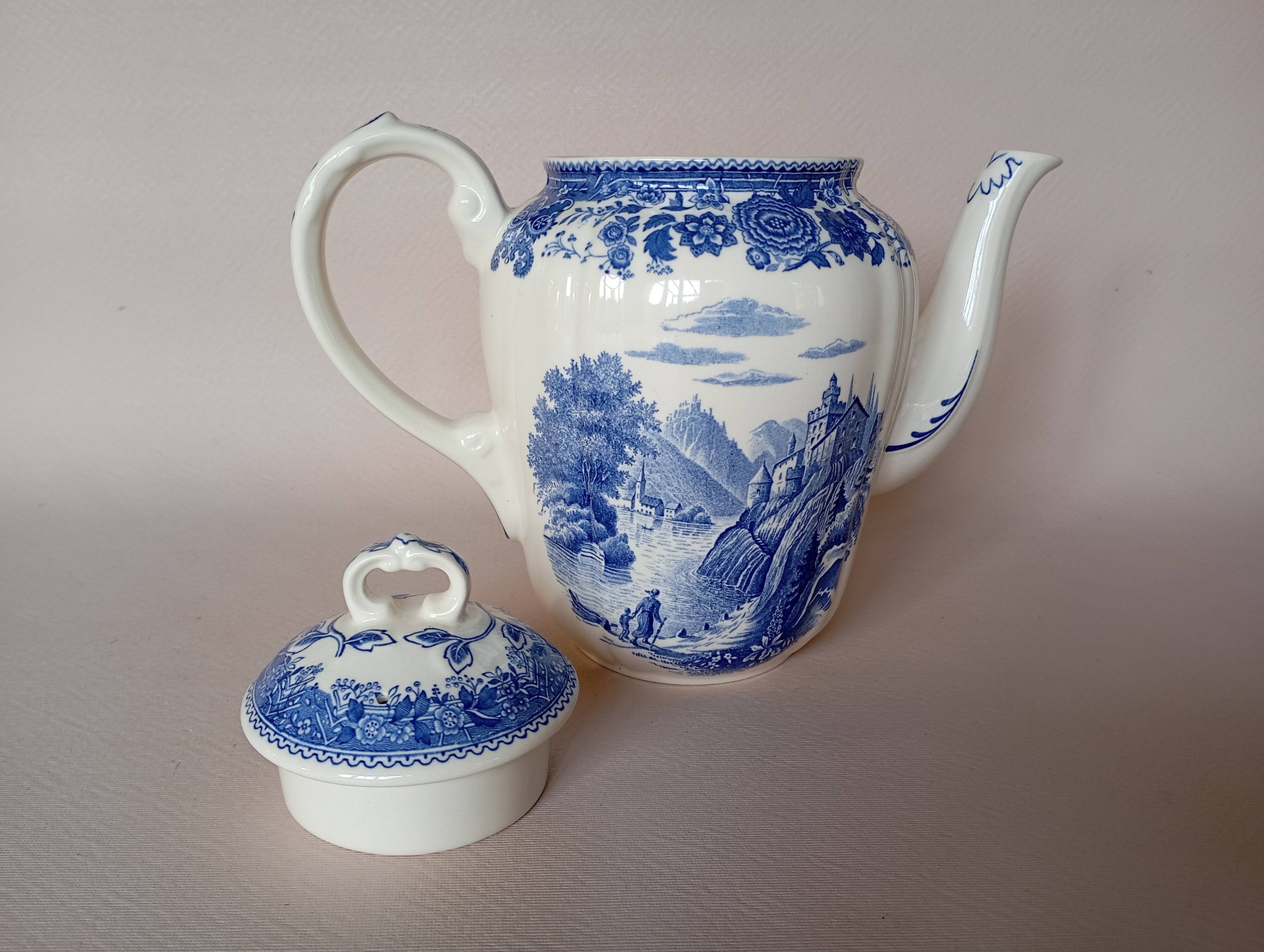 Verseuse 'Burgenland' bleu Villeroy & Boch