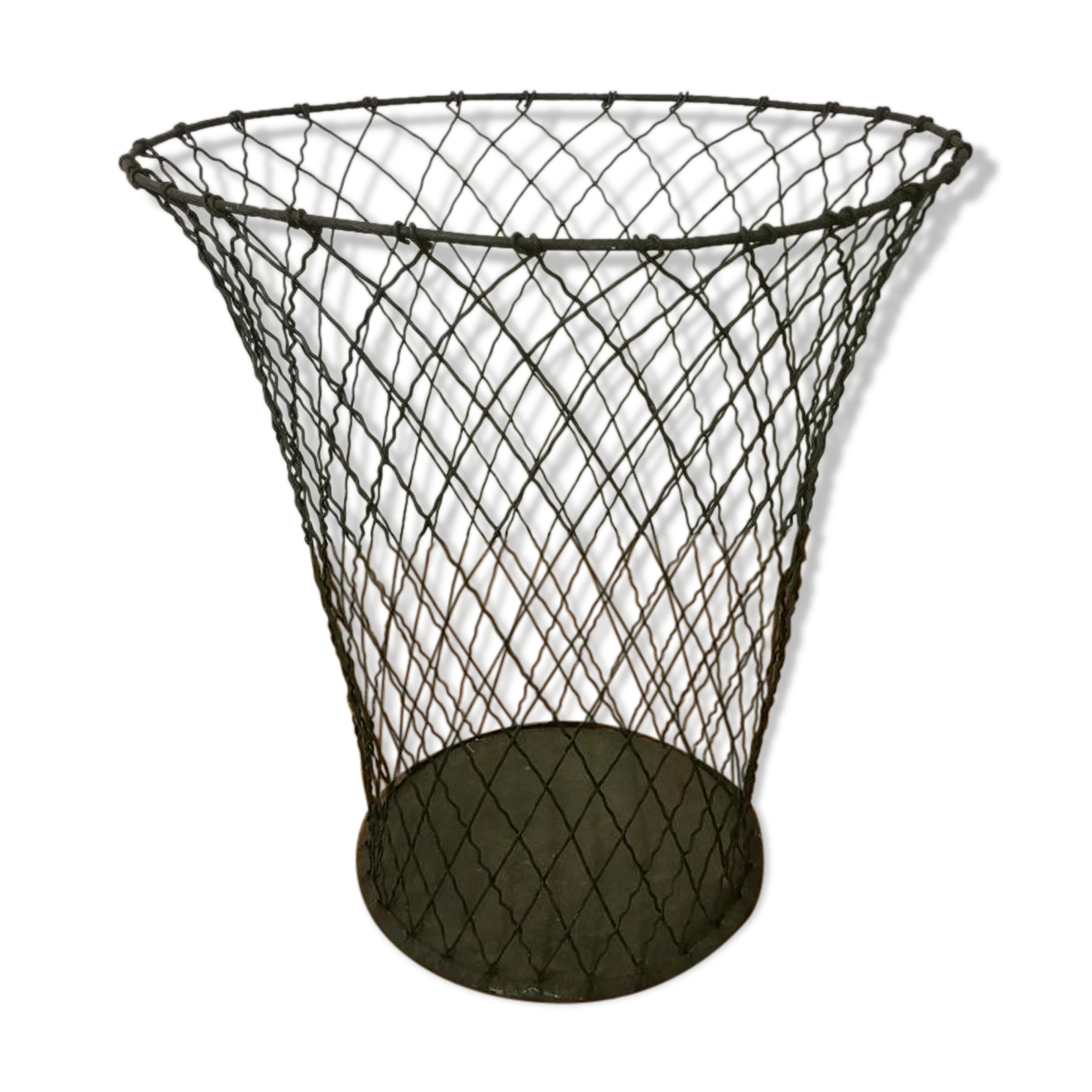 Old waste paper basket