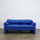 Maralunga sofa blue
