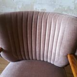 Chair vintage 50/60s beige pink