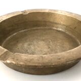 Ashtray old gilded brass