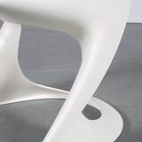 Chaise blanche « Casalino » des années 2000 par Alexander Begge pour Casala, Allemagne – Grand stock !