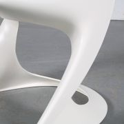 White “Casalino” chair from the 2000s by Alexander Begge for Casala, Germany – Large stock!