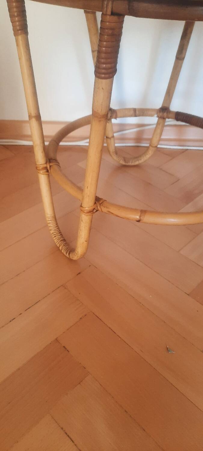 Table basse bambou