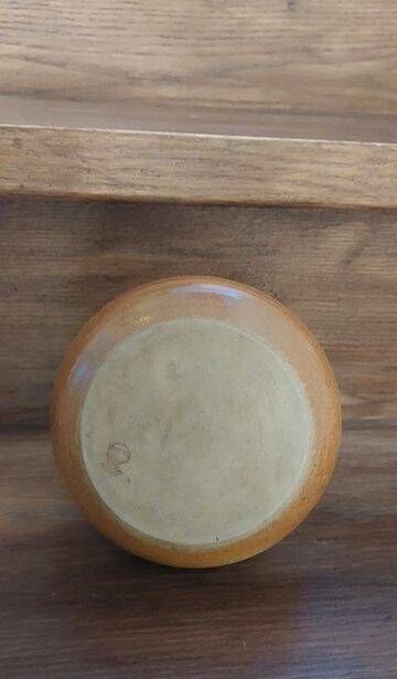 Carafe or candlestick Montgolfier stoneware 1970 vintage