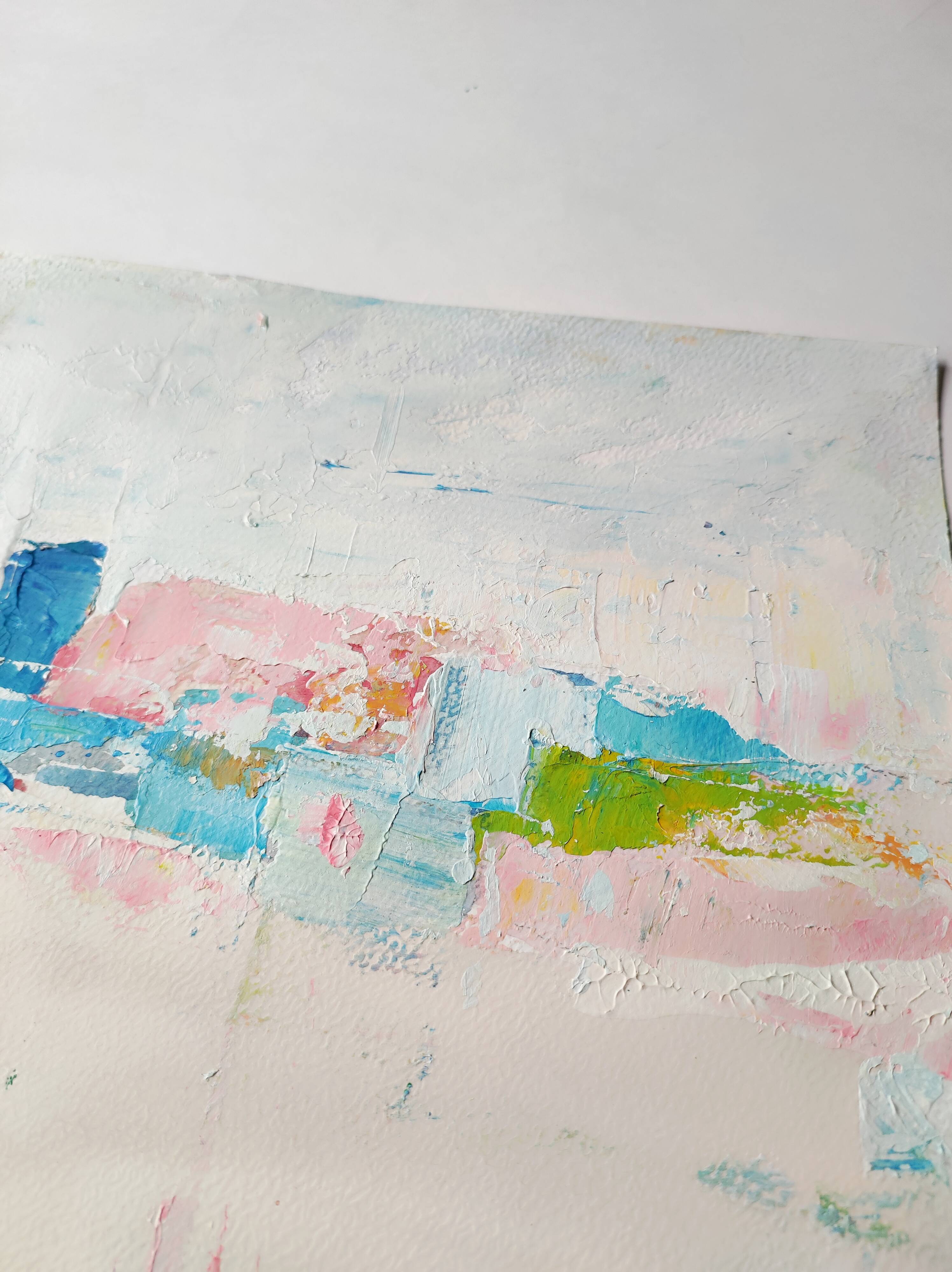 Abstract Mediterranean landscape