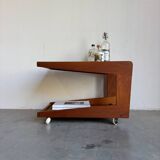Vintage Danish bar trolley in teak