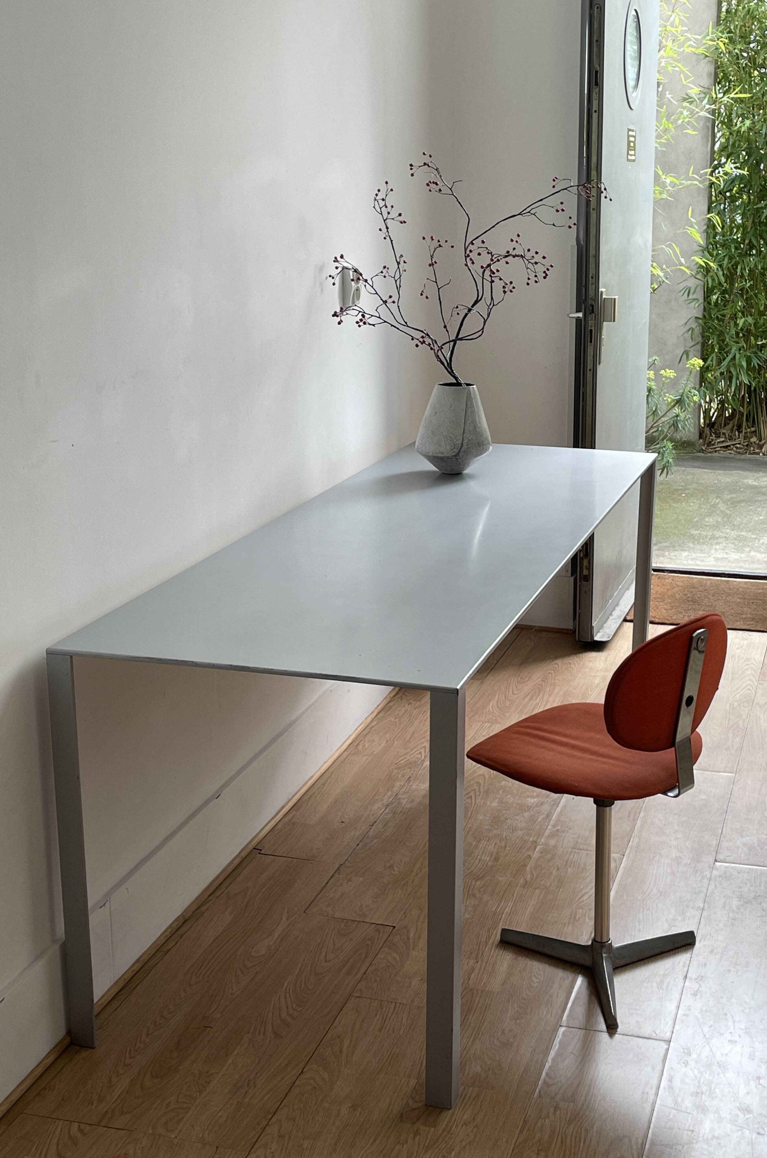 Table "LESS", 1994, designed by Jean Nouvel, for office or domestic use.