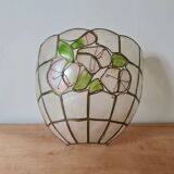Art Deco mother-of-pearl wall lamp