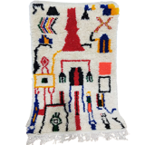 Handmade Moroccan berber carpet 142 x 84 cm