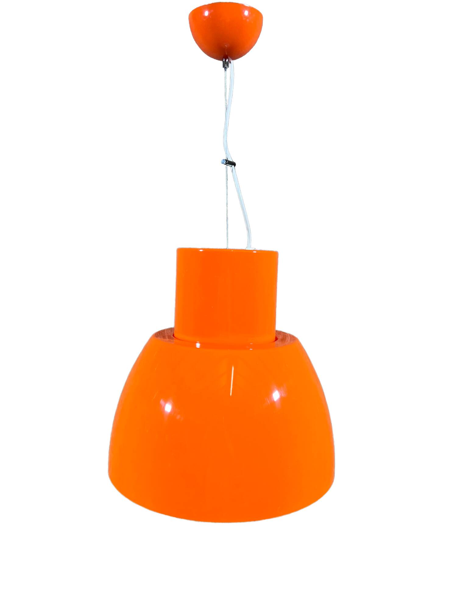 Pendant Lamp Orange Vintage Design - Lorosae- Reggiani - Alvaro Siza 90's