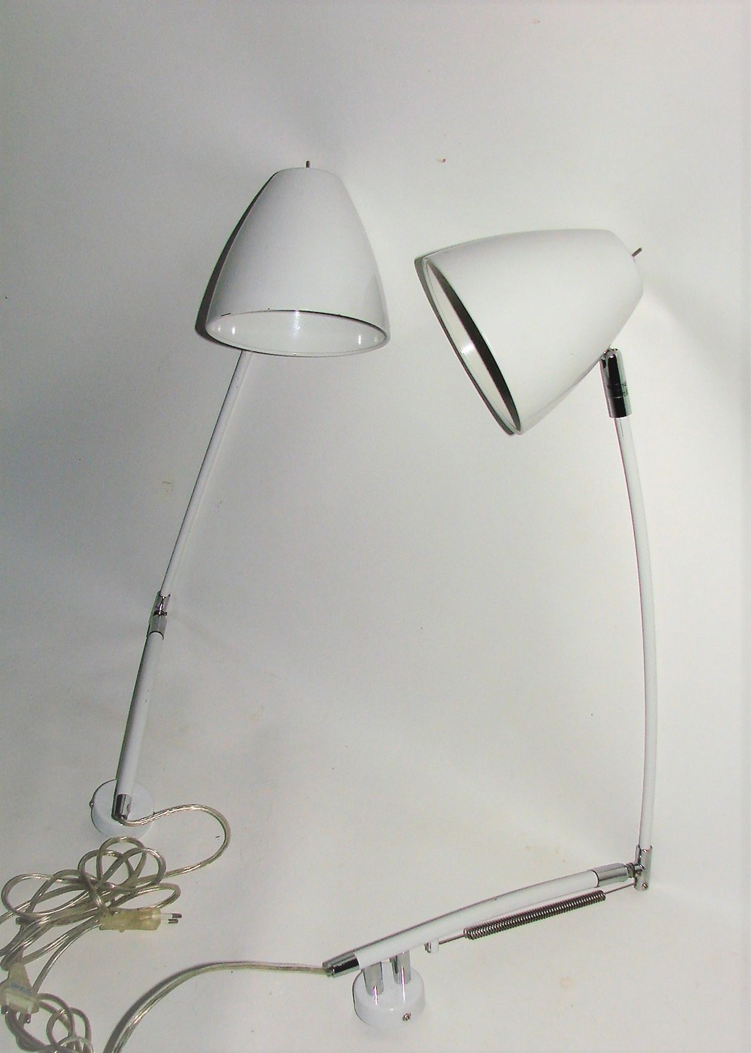 Pair of wall lamps, 90s
