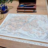Printed in 1914, map of Strasbourg.