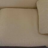 Set (2) Cassina Maralunga Sofas in beige Bouchlé-Fabrics by Vico Magistrett