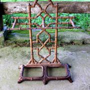 Vintage cast iron umbrella stand from the 1950s.