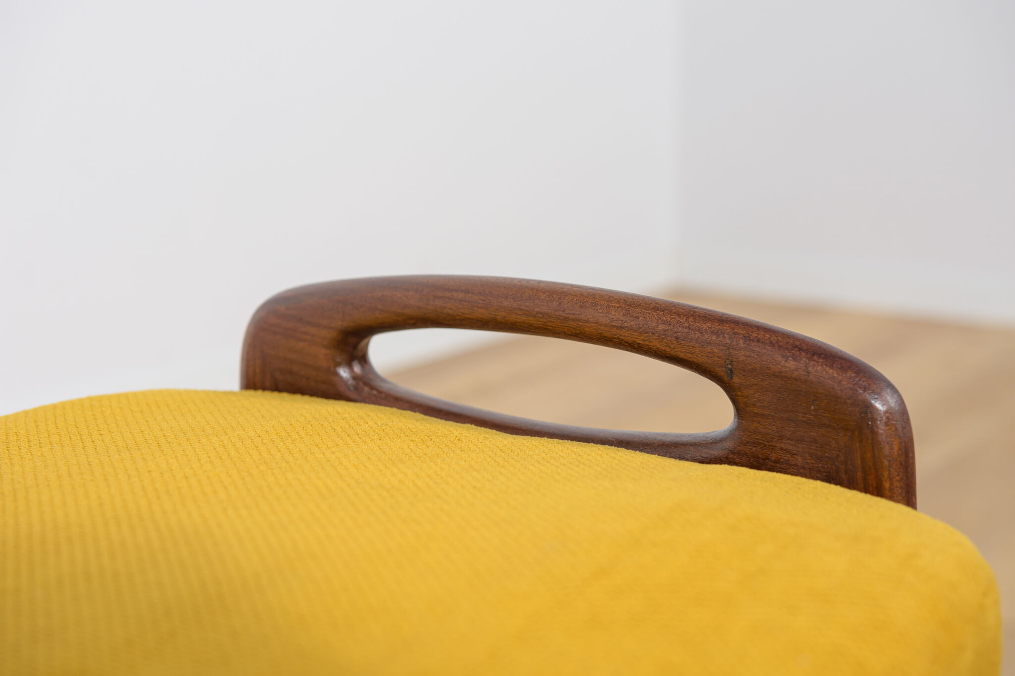 Mid-Century Modern Teak Stool, Denmark, 1960s