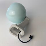 Old porcelain and vintage opaline wall lamp