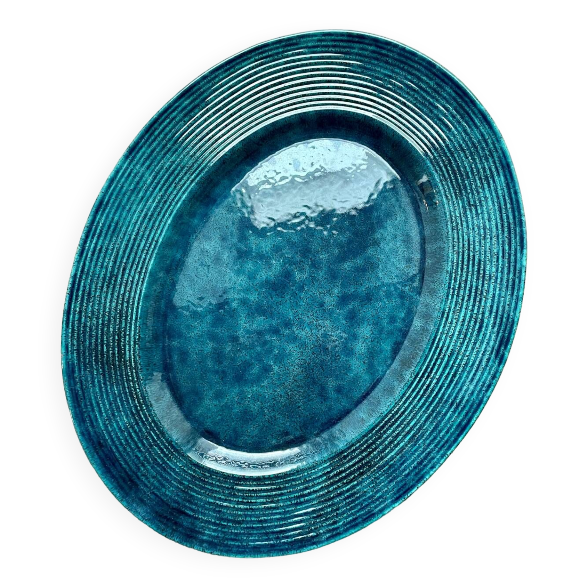 1 Oval Molin Charolles Dish 46cm - Vintage