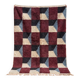 Traditional wool Berber rug with colourful patterns, size 150/250 cm.