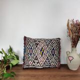 Coussin Marocain Kilim vintage ethnique