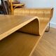 Scandinavian coffee table in wood and black metal