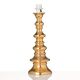 Bergbom's glazed ceramic table lamp gold model B-25 Sweden 960