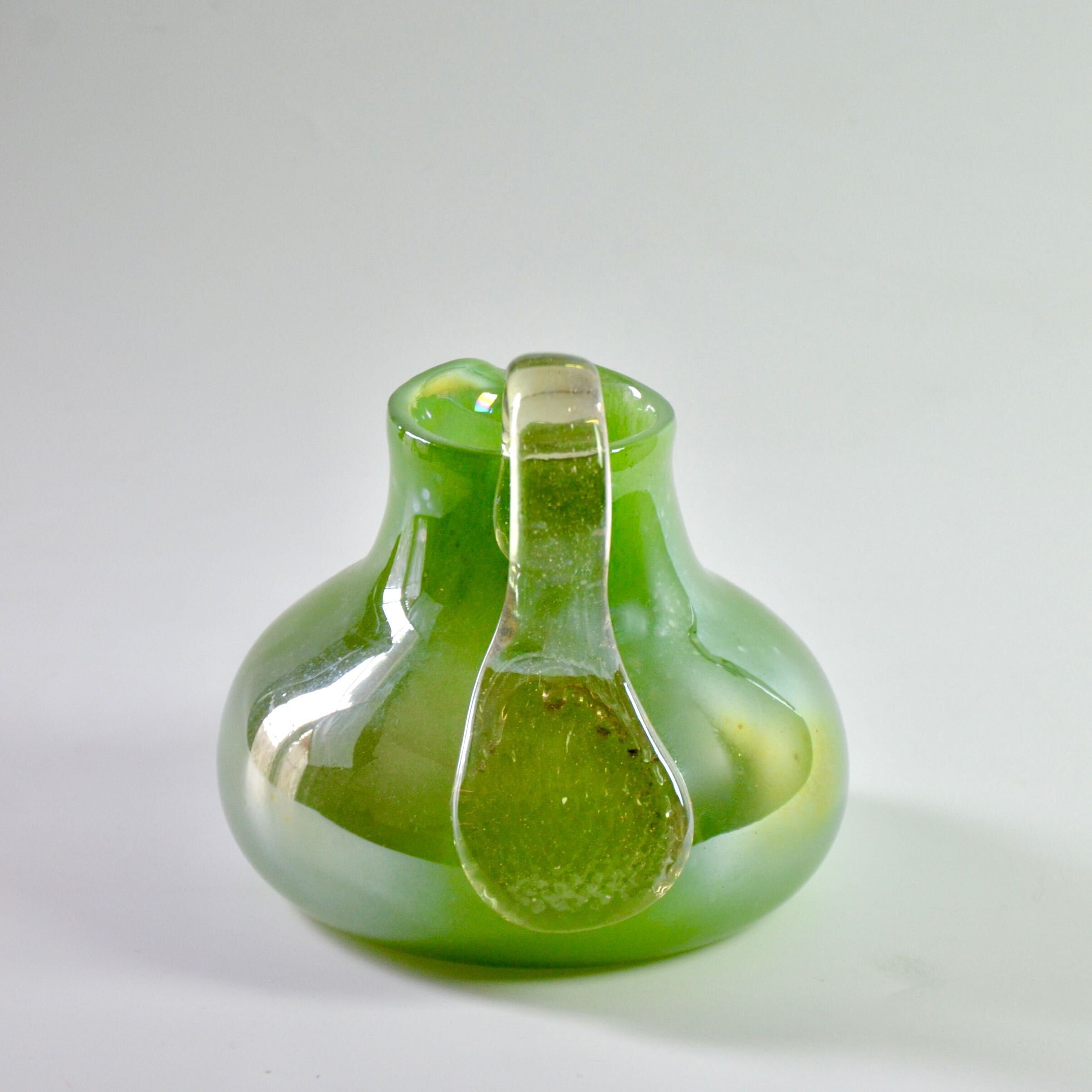 Iridescent glass vase 1930