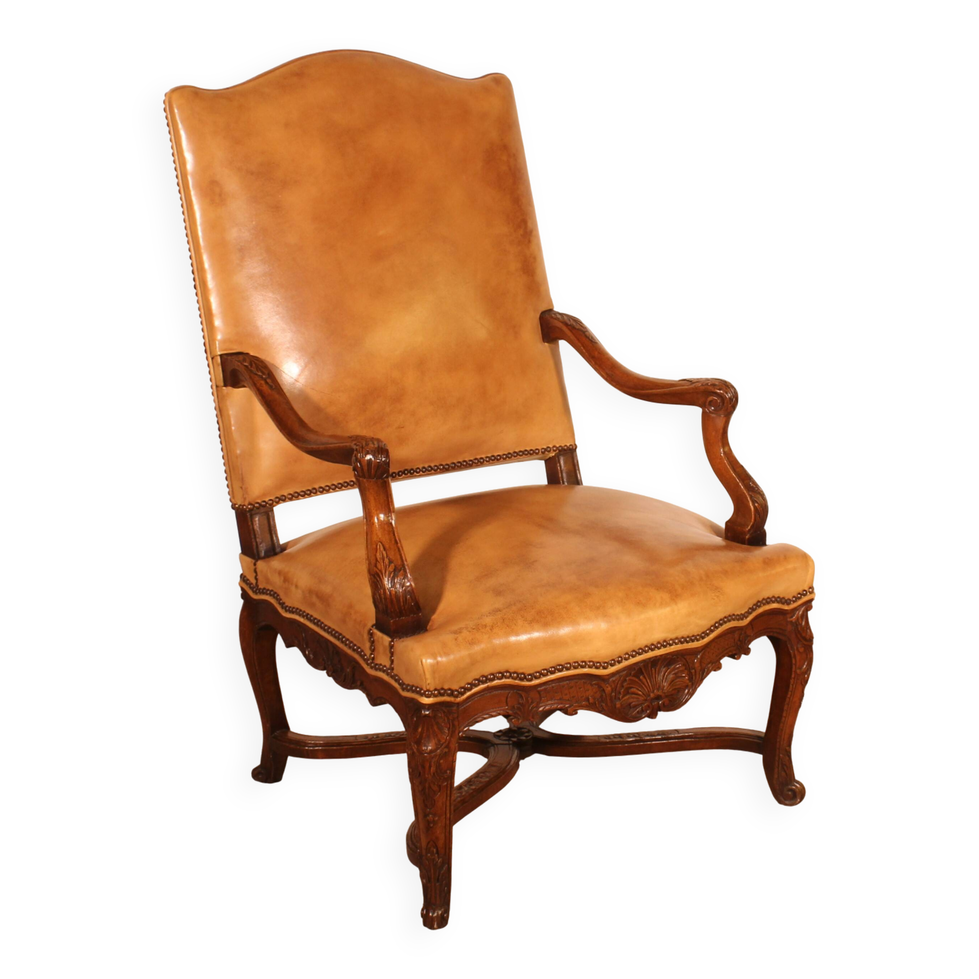 Regency Period Walnut Armchair - 18th Century