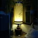 Ceramic lamp of the 1970s - H119