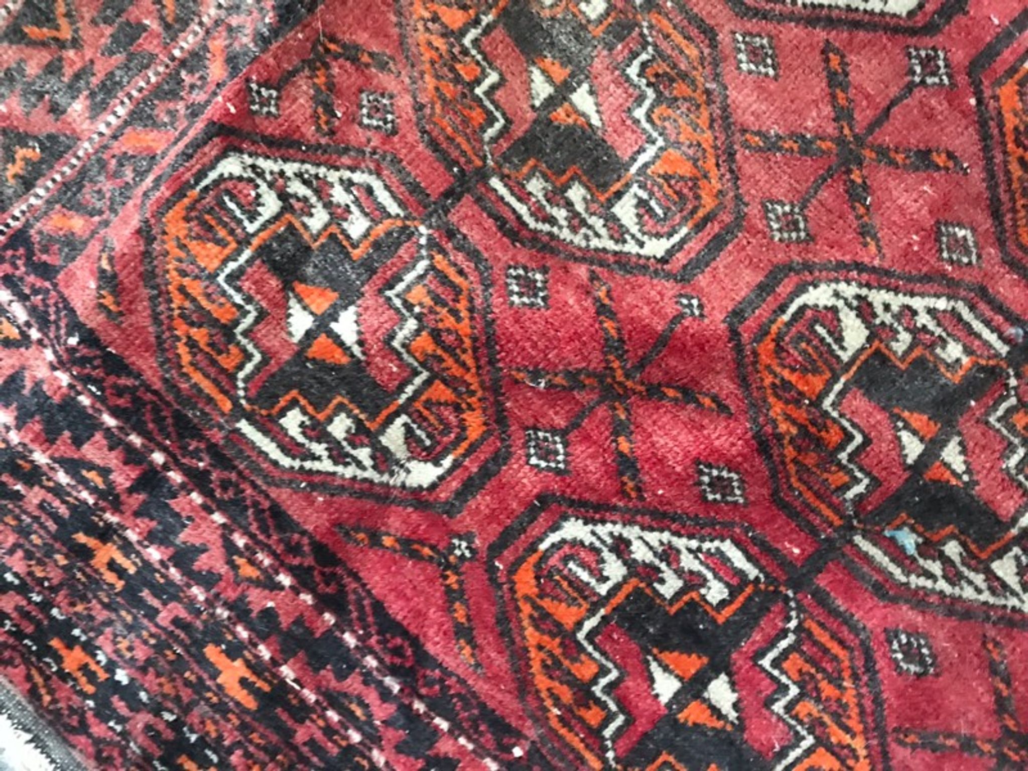 Handmade Afghan Turkmen rug 98x178 cm