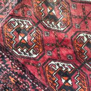 Handmade Afghan Turkmen rug 98x178 cm