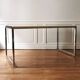 Desk / Table in chrome and lacquered metal, 1970