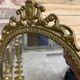 Brass table psyche mirror  27x40cm
