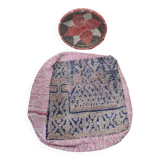 Moroccan Beni ouarain pouf 60x60x22cm