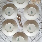 Old dessert plates Gien