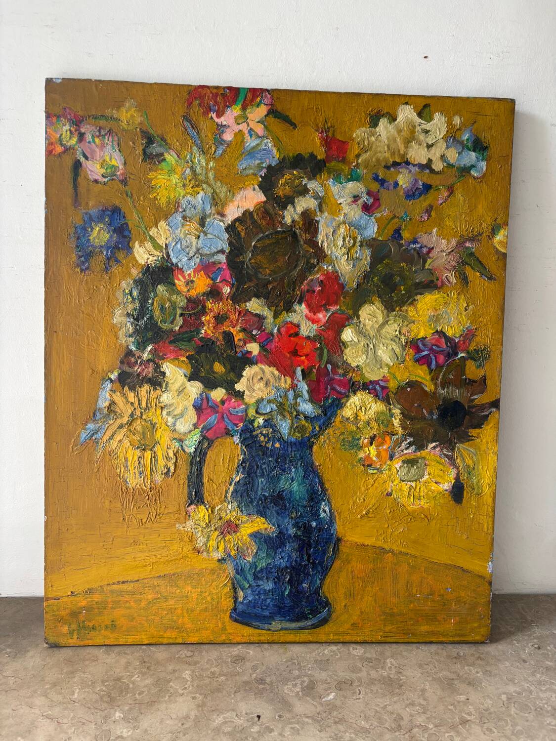 Bouquet de fleurs du XXEME siècle