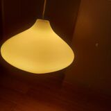 Vintage suspension in white opaline