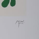 Joan MIRO: A surrealist mother and children, signed lithograph