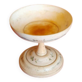 Flowered ivory cup