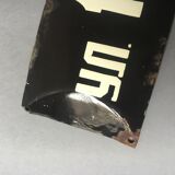 Antique soviet enamelled plaque "1st street west"