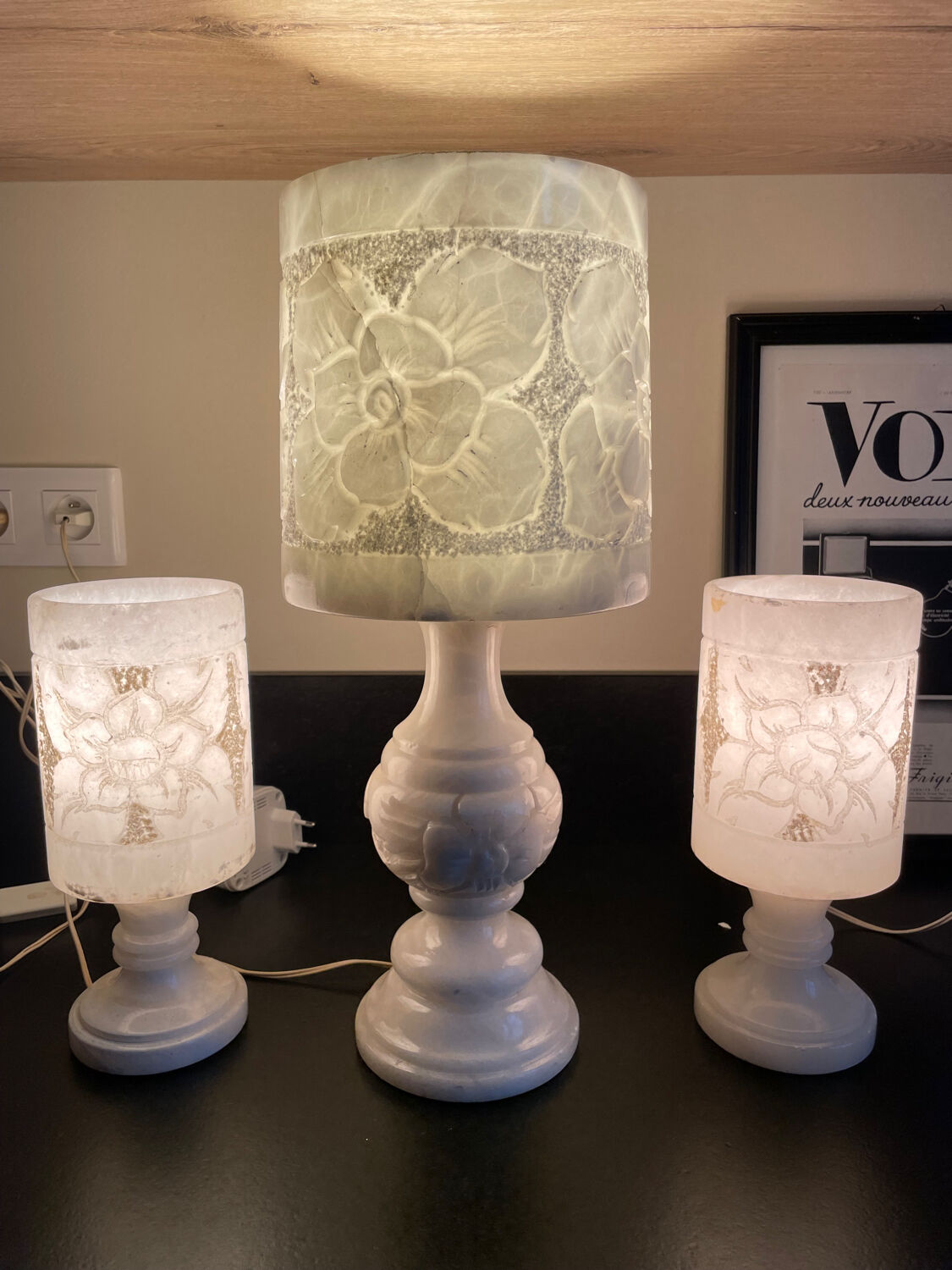 Trio de lampes