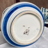 Large vase cornet in faience of Gien - 1866