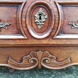 Louis XV style slope desk in oak