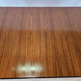 Table à manger extensible de style scandinave en noyer et ébène