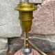 Pied de lampe céramique rose années 50