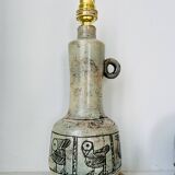 Ceramic lamp base by Jacques Blin